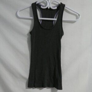 FOREVER 21 | small | Dark Grey Ribbed Sleeveless Tank Top